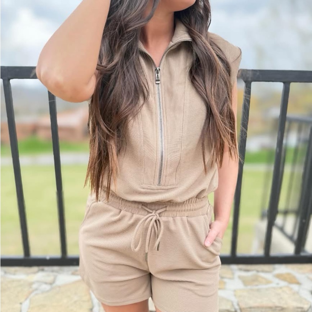 Dark Khaki romper